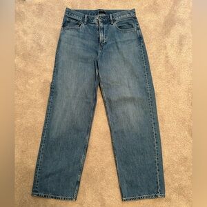 Uniqlo Men's Wide Leg Blue Jeans